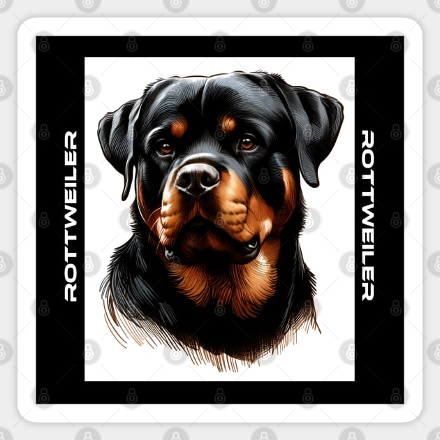 Rottweiler Sticker by MtWoodson